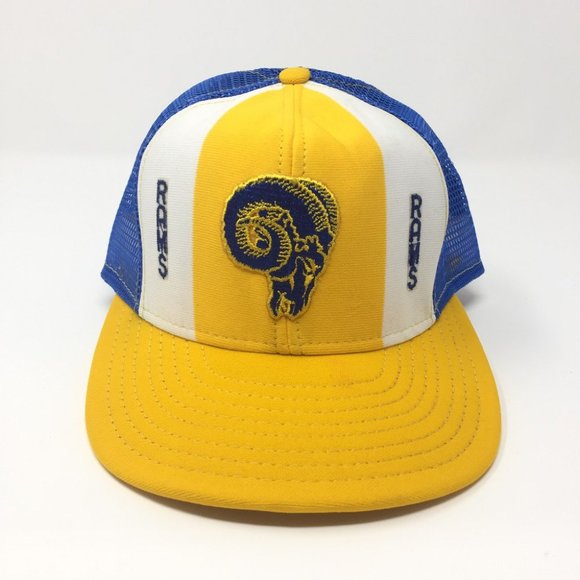 Los Angeles Rams VTG Snapback Hat‎ AJD 80s 90s
